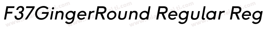F37GingerRound Regular Regular字体转换